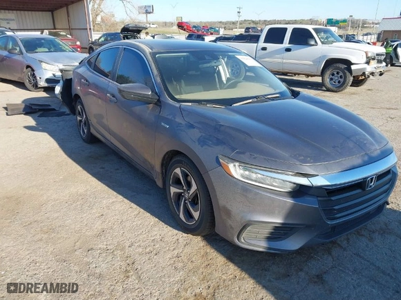 2022 Honda Insight EX with VIN 19XZE4F54NE003579, listed as a IAAI auction lot 41828909 with 290,010 mi miles. Bid and sale history available at carsss.com. Image 1.