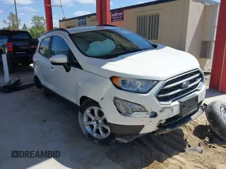 2020 Ford EcoSport SE z VIN MAJ3S2GE3LC319406, wystawiony jako IAAI lot #42156906 z przebiegiem 45 251 mil mil oraz . Historia ofert i sprzedaży dostępna na DreamBid. Obrazek 1.