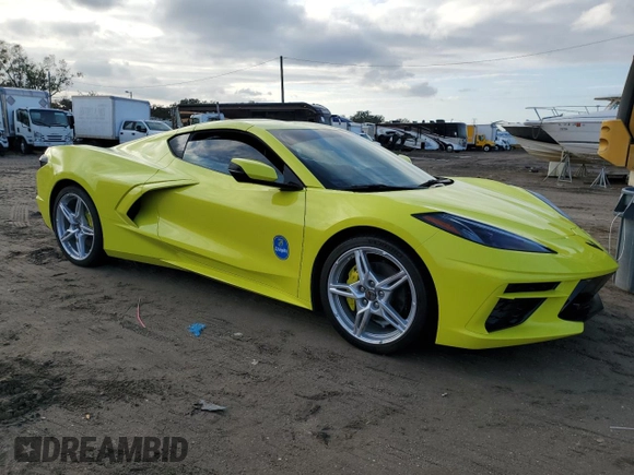 2022 Chevrolet Corvette 1LT with VIN 1G1YA2D40N5116990, listed as a Copart auction lot 84596974 with Not provided miles and Non repairable. Bid and sale history available at DreamBid. Image 4.
