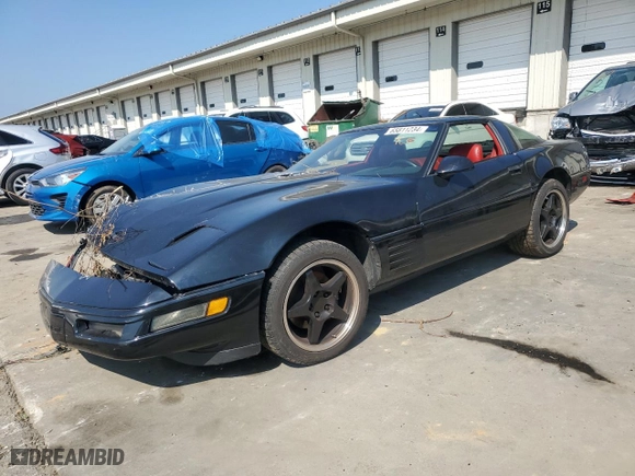 1992 Chevrolet Corvette with VIN 1G1YY23P4N5105420, listed as a Copart auction lot 65811234 with 0 mi miles and Salvage Title. Bid and sale history available at carsss.com. Image 1.
