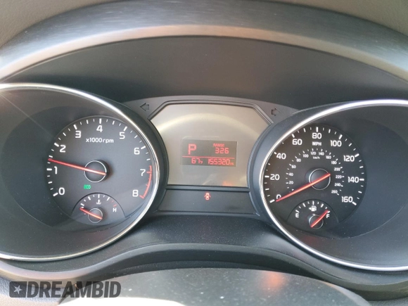 2016 Kia Sedona LX with VIN KNDMB5C16G6194683, listed as a Copart auction lot 47828165 with 155,320 mi miles and Salvage Title. Bid and sale history available at carsss.com. Image 9.