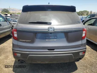 2021 Honda Passport EX-L with VIN 5FNYF7H5XMB013999, listed as a Copart auction lot 61893804 with 52,859 mi miles and Salvage Title. Bid and sale history available at carsss.com. Image 6.