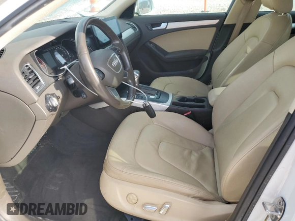 2014 Audi A4 Premium with VIN WAUAFAFLXEN014201, listed as a Copart auction lot 55727995 with 110,350 mi miles and Salvage title. Bid and sale history available at DreamBid. Image 7.