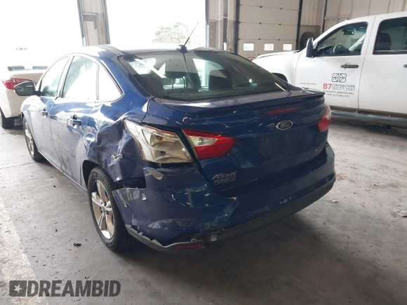 2012 Ford Focus SE with VIN 1FAHP3F27CL258291, listed as a IAAI auction lot 41877449 with 108,264 mi miles. Bid and sale history available at carsss.com. Image 13.