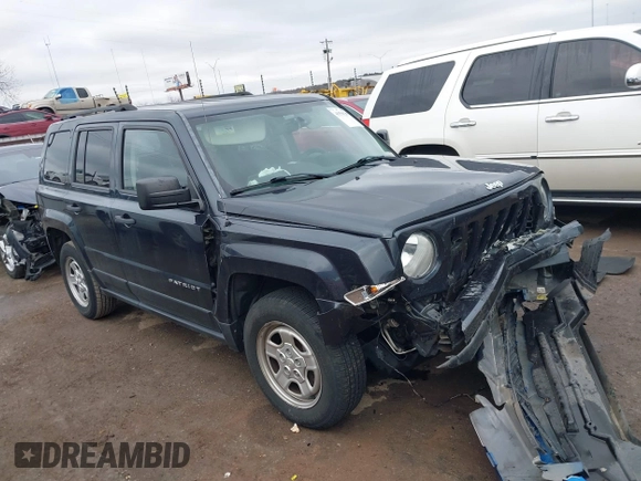 2016 Jeep Patriot Sport with VIN 1C4NJPBB8GD547837, listed as a IAAI auction lot 41556247 with 96,304 mi miles and . Bid and sale history available at carsss.com. Image 14.