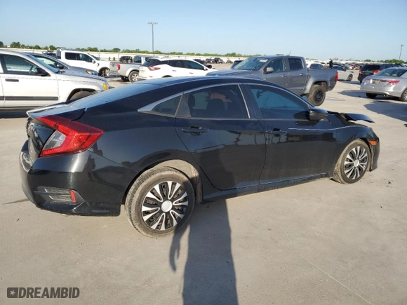 2018 Honda Civic Sedan LX with VIN 2HGFC2F57JH561472, listed as a Copart auction lot 52611235 with 126,350 mi miles and Clean Title. Bid and sale history available at carsss.com. Image 3.