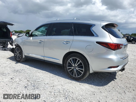 2019 Infiniti QX60 Luxe with VIN 5N1DL0MN5KC520870, listed as a Copart auction lot 61507995 with 55,921 mi miles and Salvage title. Bid and sale history available at DreamBid. Image 2.