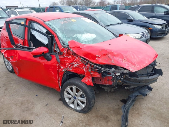2012 Ford Fiesta SE with VIN 3FADP4EJ5CM170268, listed as a IAAI auction lot 42023185 with 106,659 mi miles. Bid and sale history available at carsss.com. Image 6.