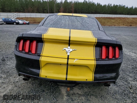 2017 Ford Mustang V6 with VIN 1FA6P8AMXH5226959, listed as a Copart auction lot 44716215 with 96,363 mi miles and Salvage Title. Bid and sale history available at carsss.com. Image 6.