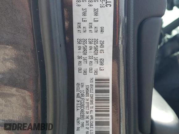 2016 Jeep Grand Cherokee High Altitude with VIN 1C4RJFCG3GC402393, listed as a Copart auction lot 50691955 with 68,152 mi miles and Salvage Title. Bid and sale history available at carsss.com. Image 13.