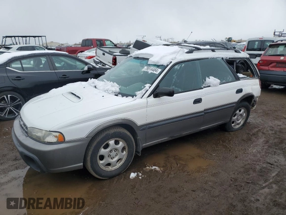 1997 Subaru Legacy Outback with VIN 4S3BG6858V6646771, listed as a Copart auction lot 79514484 with 216,013 mi miles and Non repairable. Bid and sale history available at DreamBid. Image 1.