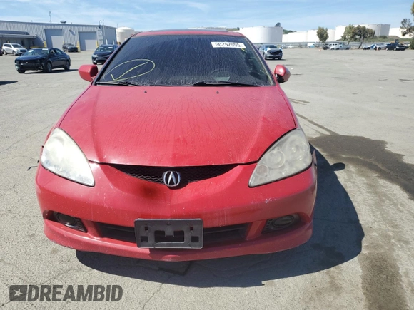 2006 Acura RSX with VIN JH4DC54886S005416, listed as a Copart auction lot 50252995 with 286,902 mi miles and Salvage Title. Bid and sale history available at carsss.com. Image 5.