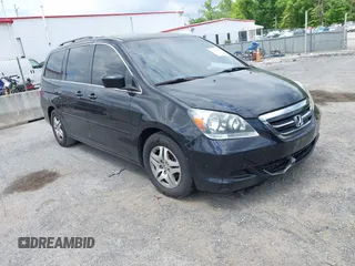 2005 Honda Odyssey EX-L with VIN 5FNRL38775B085512, listed as a IAAI auction lot 42128261 with Not Provided miles and . Bid and sale history available at DreamBid. Image 1.