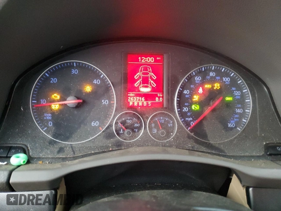 2006 Volkswagen Jetta 1.9L TDI z VIN 3VWDT81K66M799910, wystawiony jako Copart lot #84891494 z przebiegiem 263 716 mil mil oraz Szkoda całkowita • Salvage title. Historia ofert i sprzedaży dostępna na DreamBid. Obrazek 9.