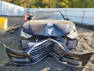 2021 Audi A8 with VIN WAU8DAF82MN022503, listed as a Copart auction lot 76598934 with 60,631 mi miles and Salvage Title. Bid and sale history available at carsss.com. Image 5.