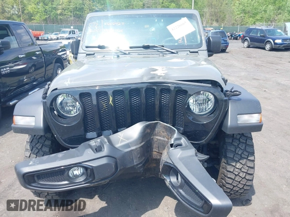 2021 Jeep Wrangler Unlimited Willys с VIN 1C4HJXDNXMW815548, выставлен на аукционе IAAI как лот 42226665 с пробегом 55 457 миль миль и . История ставок и продаж доступна на DreamBid. Изображение 6.