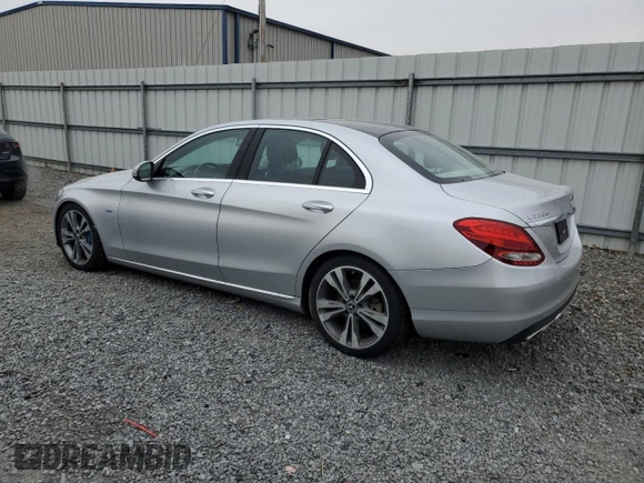 2017 Mercedes-Benz C 350e with VIN 55SWF4HB6HU231454, listed as a Copart auction lot 89350325 with Not Provided miles and Clean Title. Bid and sale history available at DreamBid. Image 2.