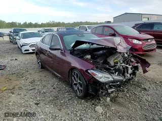 2019 Alfa Romeo Giulia with VIN ZARFANAN5K7609194, listed as a Copart auction lot 71571304 with 0 mi miles and Non Repairable. Bid and sale history available at carsss.com. Image 13.