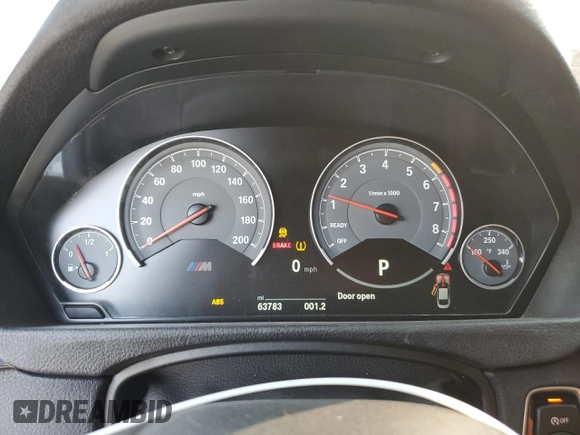 2017 BMW M4 with VIN WBS3R9C52HK709956, listed as a Copart auction lot 70524874 with 63,783 mi miles and Salvage Title. Bid and sale history available at carsss.com. Image 9.
