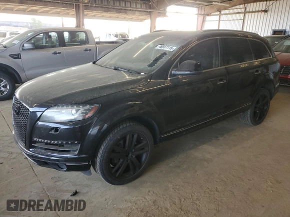 2013 Audi Q7 3.0T Premium Plus with VIN WA1LGAFE4DD003686, listed as a Copart auction lot 46937115 with 137,905 mi miles and Salvage Title. Bid and sale history available at carsss.com. Image 1.