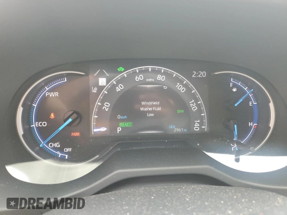 2024 Toyota RAV4 Hybrid XLE Premium with VIN JTMB6RFV6RJ054408, listed as a Copart auction lot 52120745 with 2,961 mi miles and Salvage Title. Bid and sale history available at DreamBid. Image 9.