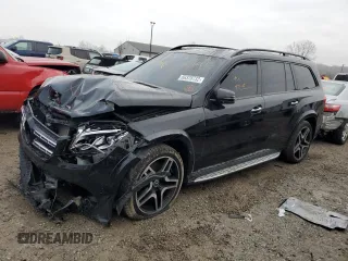 2018 Mercedes-Benz GLS with VIN 4JGDF7DE3JB075680, listed as a Copart auction lot 69378732 with 0 mi miles. Bid and sale history available at carsss.com. Image 1.