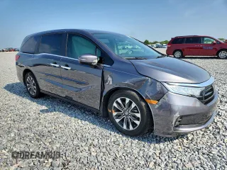 2023 Honda Odyssey EX-L с VIN 5FNRL6H61PB052646, выставлен на аукционе Copart как лот 57746825 с пробегом 19 949 миль миль и Списание • Salvage title. История ставок и продаж доступна на DreamBid. Изображение 4.