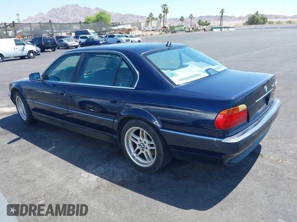 2000 BMW 7 Series 740iL with VIN WBAGH8347YDP07506, listed as a IAAI auction lot 42478767 with Not provided miles and . Bid and sale history available at DreamBid. Image 3.