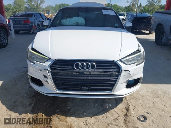 2017 Audi A3 Premium with VIN WAUAUGFFXH1042773, listed as a IAAI auction lot 42225176 with 59,143 mi miles and . Bid and sale history available at DreamBid. Image 6.