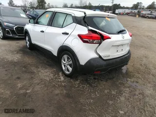 2020 Nissan Kicks S with VIN 3N1CP5BV7LL534086, listed as a IAAI auction lot 41804454 with 83,278 mi miles. Bid and sale history available at carsss.com. Image 3.