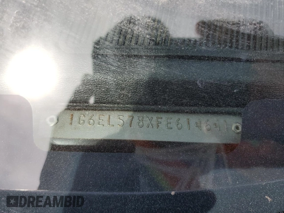 1985 Cadillac Eldorado z VIN 1G6EL578XFE614641, wystawiony jako Copart lot #75663984 z przebiegiem 54 128 mil mil oraz Szkody całkowita. Historia ofert i sprzedaży dostępna na DreamBid. Obrazek 13.