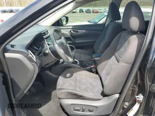 2015 Nissan Rogue SV with VIN KNMAT2MV1FP507924, listed as a Copart auction lot 55219075 with 129,108 mi miles and Salvage Title. Bid and sale history available at carsss.com. Image 7.