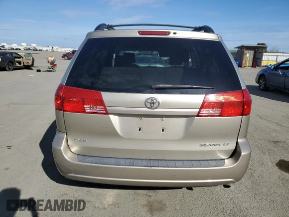 2004 Toyota Sienna CE with VIN 5TDZA23C84S012681, listed as a Copart auction lot 49515985 with 123,875 mi miles and Salvage Title. Bid and sale history available at carsss.com. Image 6.
