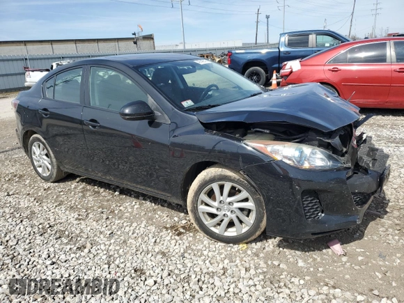 2012 Mazda 3 i Grand Touring with VIN JM1BL1W80C1543611, listed as a Copart auction lot 49748745 with Not Provided miles and Salvage Title. Bid and sale history available at carsss.com. Image 4.