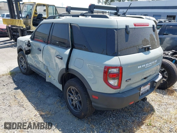 2023 Ford Bronco Sport Big Bend with VIN 3FMCR9B67PRD35688, listed as a IAAI auction lot 42303794 with 25,935 mi miles and . Bid and sale history available at DreamBid. Image 3.