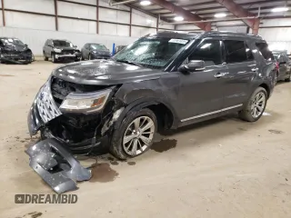 2019 Ford Explorer Limited with VIN 1FM5K8F83KGB47768, listed as a Copart auction lot 47961035 with 161,933 mi miles and Clean Title. Bid and sale history available at carsss.com. Image 1.