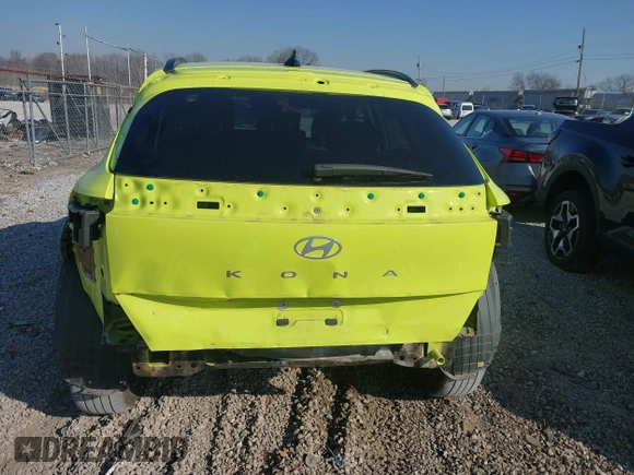 2024 Hyundai Kona SEL with VIN KM8HB3AB4RU056670, listed as a IAAI auction lot 41781071 with 17,022 mi miles. Bid and sale history available at carsss.com. Image 17.