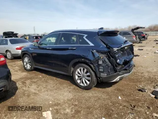 2021 Infiniti QX50 Luxe с VIN 3PCAJ5BB1MF107546, выставлен на аукционе Copart как лот 48239895 с пробегом 55 296 миль миль и Списание • Salvage title. История ставок и продаж доступна на DreamBid. Изображение 2.