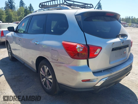 2017 Nissan Pathfinder SV z VIN 5N1DR2MN4HC671007, wystawiony jako IAAI lot #42730317 z przebiegiem 139 669 mil mil oraz . Historia ofert i sprzedaży dostępna na DreamBid. Obrazek 3.