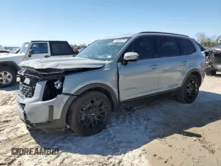 2022 Kia Telluride SX with VIN 5XYP5DHC9NG289256, listed as a Copart auction lot 48004275 with 49,563 mi miles and Salvage Title. Bid and sale history available at carsss.com. Image 1.