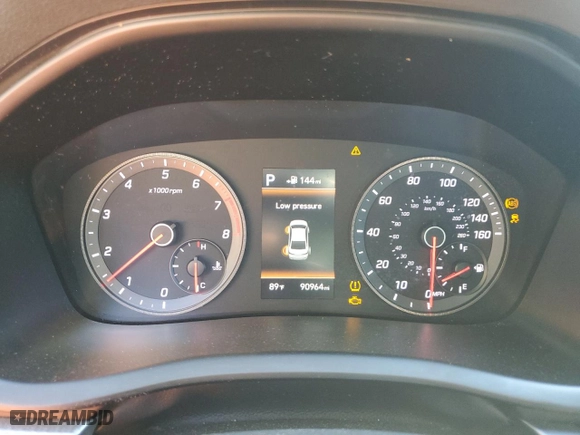 2019 Hyundai Sonata Sport with VIN 5NPE34AFXKH750132, listed as a Copart auction lot 50071885 with 90,964 mi miles and Non Repairable. Bid and sale history available at carsss.com. Image 9.