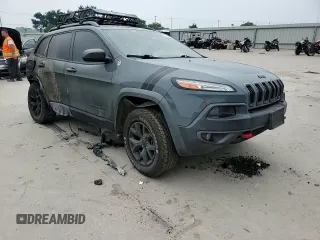 2015 Jeep Cherokee Trailhawk with VIN 1C4PJMBS9FW576340, listed as a Copart auction lot 57108045 with Not provided miles and Non repairable. Bid and sale history available at DreamBid. Image 14.