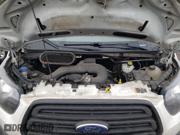 2017 Ford Transit with VIN 1FTYR1CM1HKB21407, listed as a Copart auction lot 43131025 with 161,591 mi miles and Salvage Title. Bid and sale history available at DreamBid. Image 12.