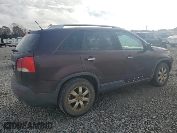 2012 Kia Sorento LX with VIN 5XYKT4A28CG267697, listed as a Copart auction lot 81220954 with 176,984 mi miles and Non Repairable. Bid and sale history available at carsss.com. Image 3.