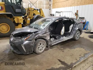 2022 Toyota Prius LE with VIN JTDL9MFU7N3035533, listed as a Copart auction lot 61877755 with Not provided miles and Salvage title. Bid and sale history available at DreamBid. Image 1.
