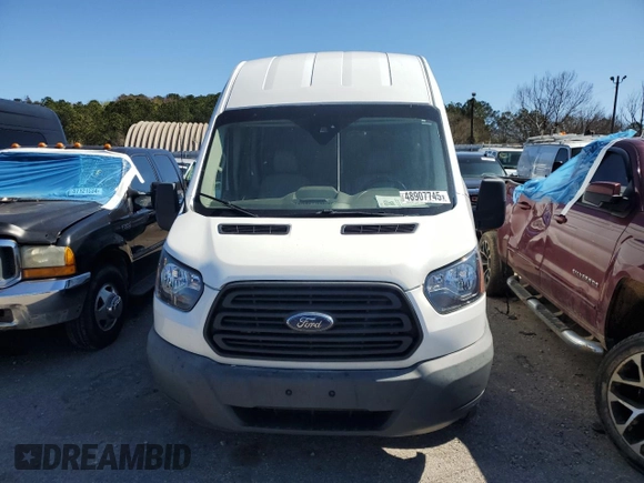 2018 Ford Transit Cargo with VIN 1FTYR3XMXJKA30809, listed as a Copart auction lot 48907745 with 162,936 mi miles and Salvage Title. Bid and sale history available at DreamBid. Image 5.