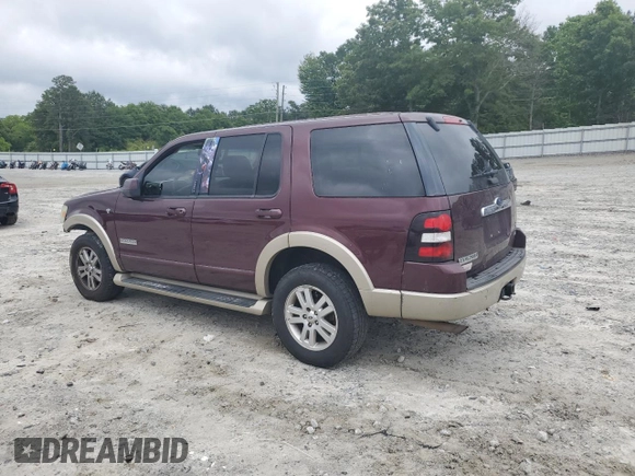 2007 Ford Explorer Eddie Bauer z VIN 1FMEU74867UB67609, wystawiony jako Copart lot #55626955 z przebiegiem 244 887 mil mil oraz Szkoda całkowita • Salvage title. Historia ofert i sprzedaży dostępna na DreamBid. Obrazek 2.