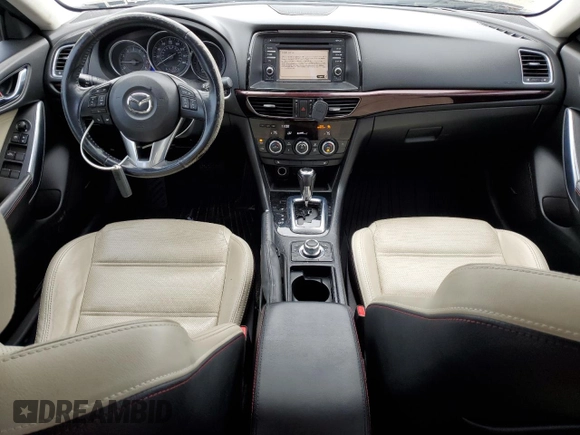 2014 Mazda 6 i Grand Touring with VIN JM1GJ1W61E1132313, listed as a Copart auction lot 54898745 with 117,905 mi miles and Salvage Title. Bid and sale history available at DreamBid. Image 8.