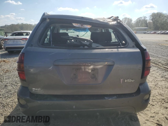 2005 Pontiac Vibe with VIN 5Y2SL63855Z413376, listed as a Copart auction lot 74682264 with 152,763 mi miles and Salvage Title. Bid and sale history available at carsss.com. Image 6.