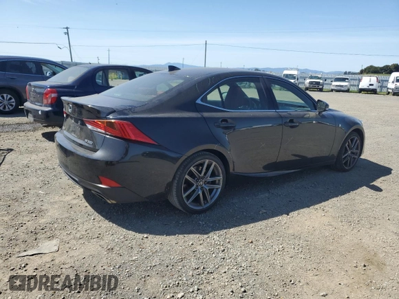 2020 Lexus IS with VIN JTHGA1D21L5103768, listed as a Copart auction lot 51865585 with 25,972 mi miles and Salvage Title. Bid and sale history available at carsss.com. Image 3.